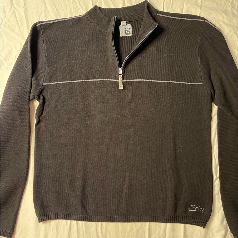 Salty XL Quarter Zip Sweater